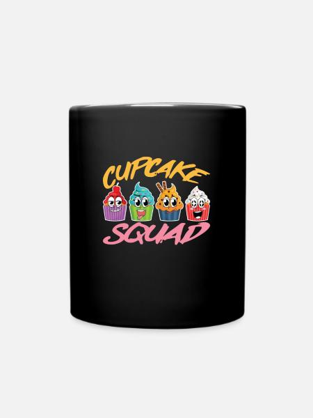 Cupcake Squad Cake Cupcake - Mug uni - noir