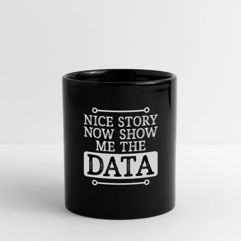 Deep Learning Machine Learning AI KI Datenanalyse Tasse einfarbig