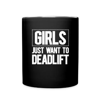 Gym Fitness Gym Ms. Deadlift Gift - Full Colour Mug - black - Front