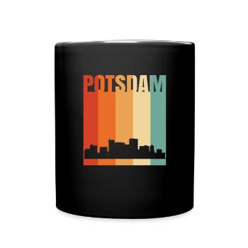 Potsdam Skyline - Full Colour Mug - black - Front