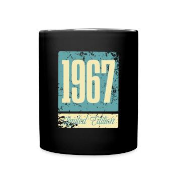 1967 Anniversaire de naissance Année de naissance - Mug uni - noir - Devant