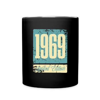 1969 Born Birthday Year of birth - Full Colour Mug - black - Front