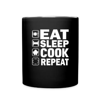 Chef Profession Gastronomie Cuisine Chapeau de Chef - Mug uni - noir - Devant