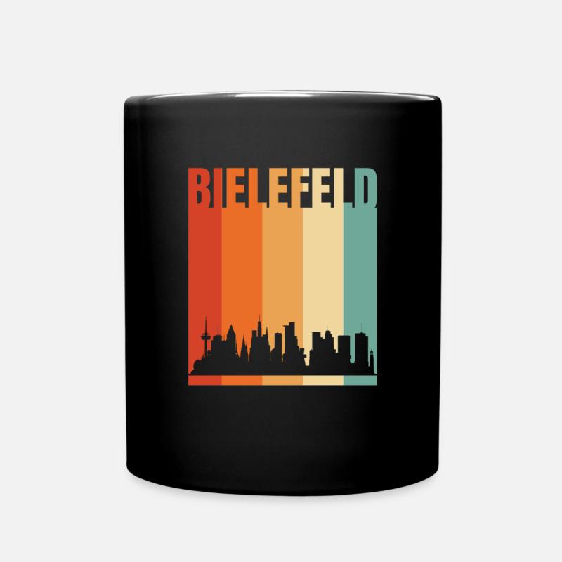 Bielefeld - Tasse einfarbig - Schwarz