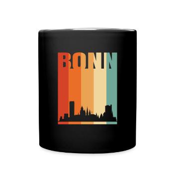 Bonn - Tasse einfarbig - Schwarz - Vorne
