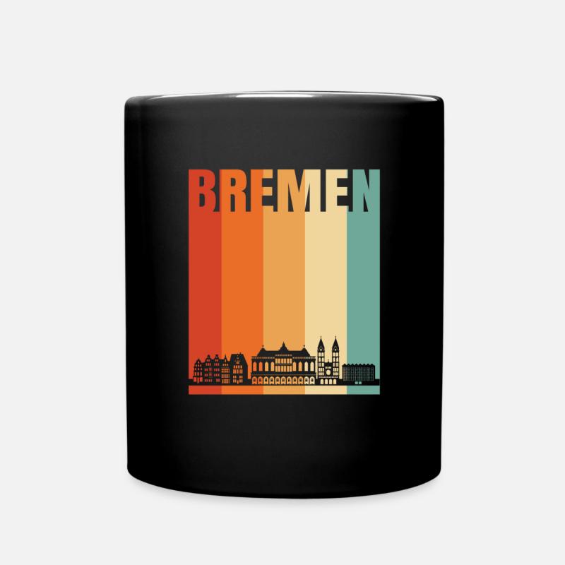 Bremen - Tasse einfarbig - Schwarz