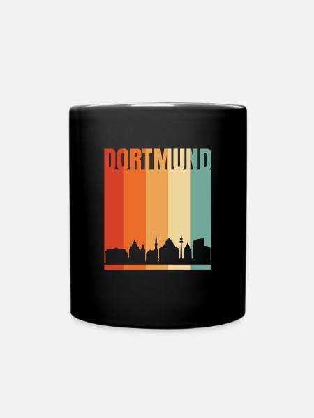 Dortmund - Tasse einfarbig - Schwarz