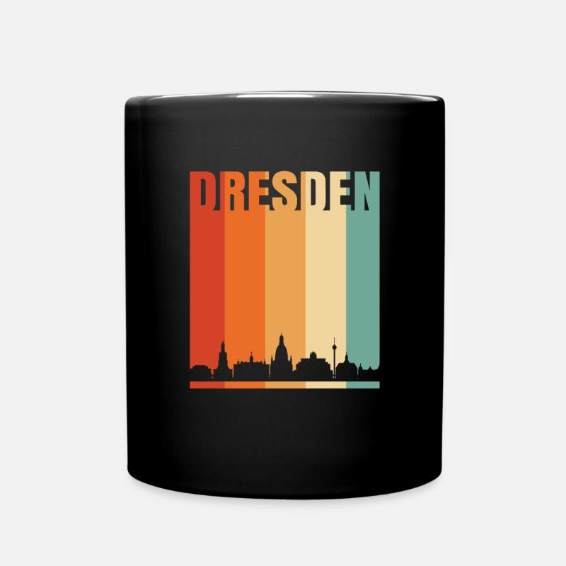 Dresden - Tasse einfarbig - Schwarz
