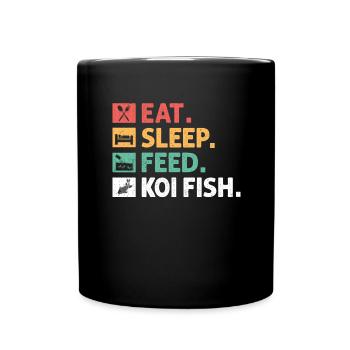Fisch Aquarium Meerestier Naturschutz - Tasse einfarbig - Schwarz - Vorne