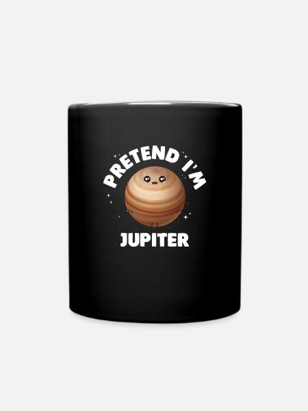 Jupiter - Tasse einfarbig - Schwarz