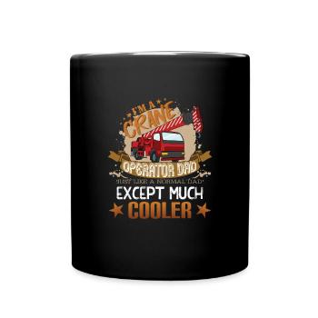 Cadeau de grutier - Mug uni - noir - Devant