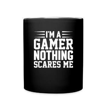 Gamer Gamer Gaming Video Games - Full Colour Mug - black - Front