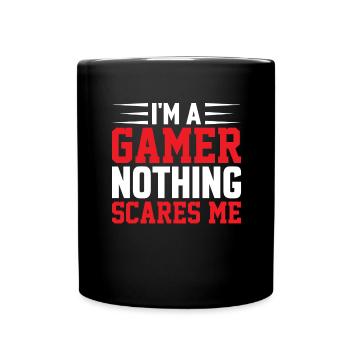 Gamer Gamer Gaming Video Games - Full Colour Mug - black - Front