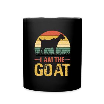 Drôle de gardien de chèvre Cadeau de propriétaire de chèvre - Mug uni - noir - Devant