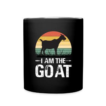 Drôle de gardien de chèvre Cadeau de propriétaire de chèvre - Mug uni - noir - Devant
