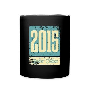 2015 Anniversaire de naissance Année de naissance - Mug uni - noir - Devant