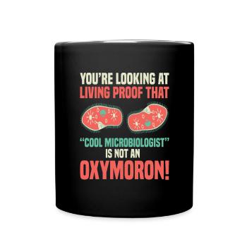 Microbiologist profession - Full Colour Mug - black - Front
