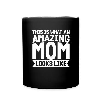 Meilleur cadeau de maman de la fête des mères - Mug uni - noir - Devant