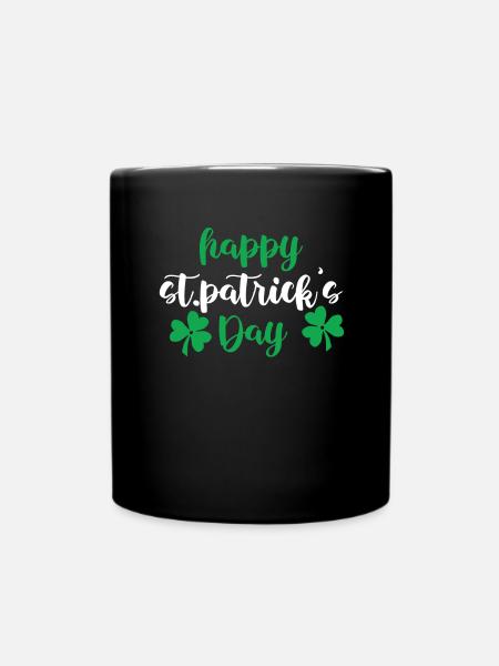 St. Patricks Day - Tasse einfarbig - Schwarz