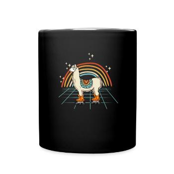 Inline Skating Inline Skating Gift - Full Colour Mug - black - Front