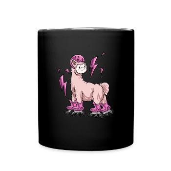 Inline Skating Inline Skating Gift - Full Colour Mug - black - Front