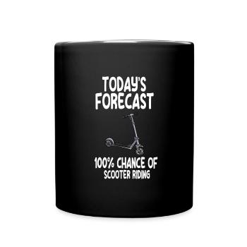 Scooter Scooter Scooter Gift - Full Colour Mug - black - Front