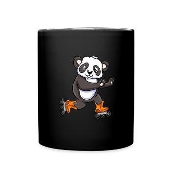 Inline Skating Inline Skating Gift - Full Colour Mug - black - Front