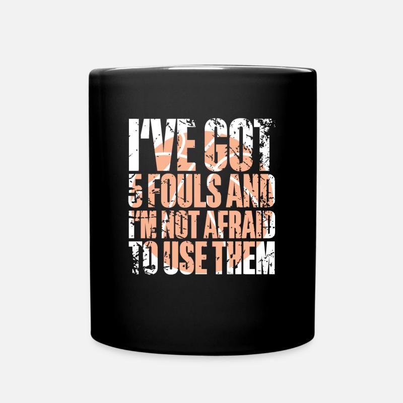 Basketball Basketballer - Tasse einfarbig - Schwarz
