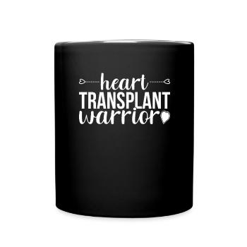 Second Heart Second Life Heart Transplant Surgery - Full Colour Mug - black - Front