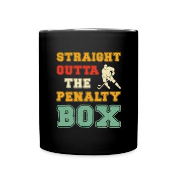 Ice Hockey Club Team Sport Gift - Full Colour Mug - black - Front