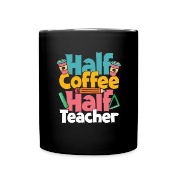 Cours de café pour enseignants - Mug uni - noir - Devant
