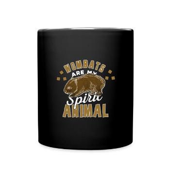 Wombat Wombats Plumbeutler Cadeau - Mug uni - noir - Devant