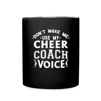 Cadeau d’entraîneur de pom-pom girls - Mug uni - noir - Devant
