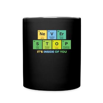 Chimiste Chimiste Etudes de chimie Professeur React - Mug uni - noir - Devant