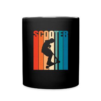 Scooter Scooter Scooter Gift - Full Colour Mug - black - Front