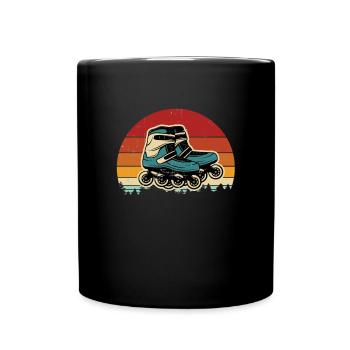 Inline Skating Inline Skating Gift - Full Colour Mug - black - Front