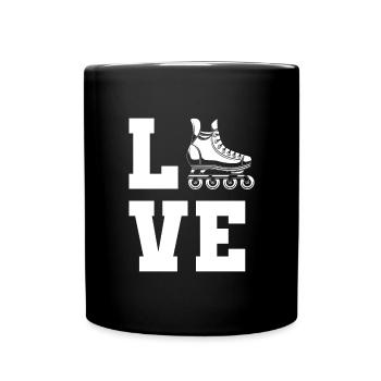 Inline Skating Inline Skating Gift - Full Colour Mug - black - Front