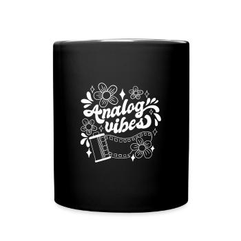 Retro Photographer Vintage Analog Vibes - Tasse einfarbig - Schwarz - Vorne