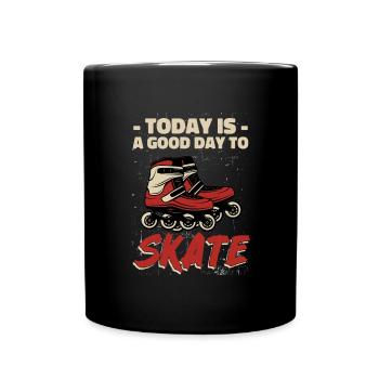 Inline Skating Inline Skating Gift - Full Colour Mug - black - Front