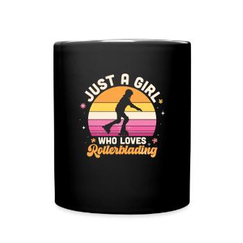 Inline Skating Inline Skating Gift - Full Colour Mug - black - Front