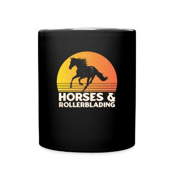 Inline Skating Inline Skating Gift - Full Colour Mug - black - Front