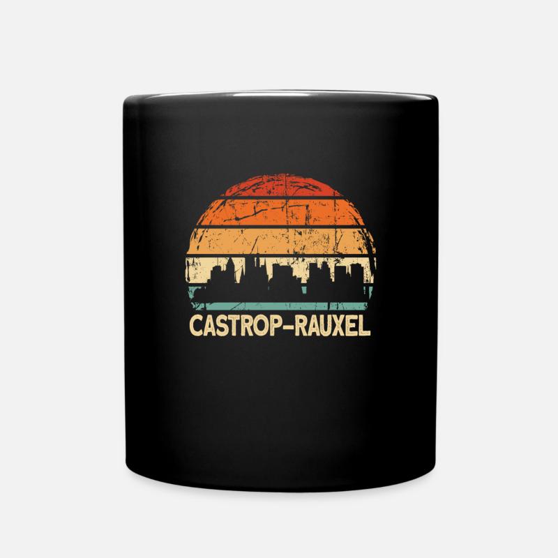 Castrop-Rauxel - Tasse einfarbig - Schwarz