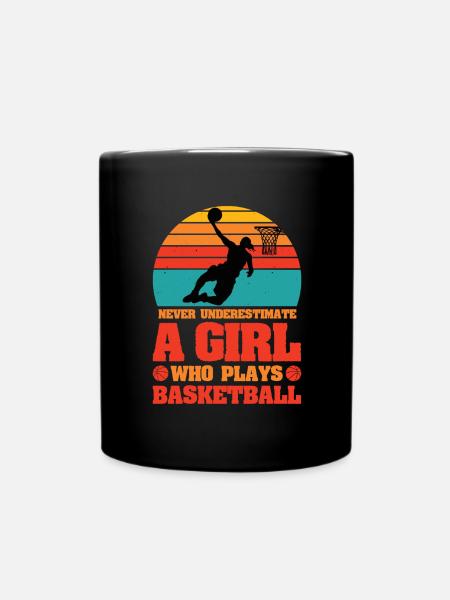 Basketball Femme Basketball féminin - Mug uni - noir