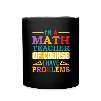 Professeur de mathématiques Formule mathématique Professeur de géométrie - Mug uni - noir - Devant