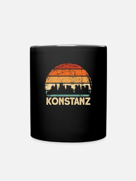 Konstanz - Tasse einfarbig - Schwarz