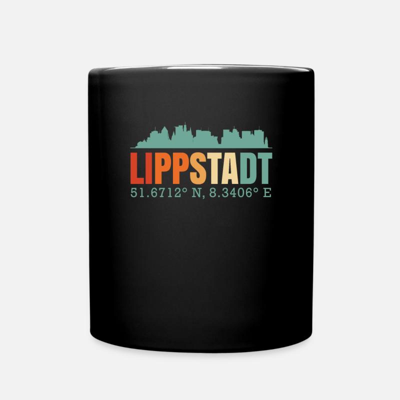 Lippstadt - Tasse einfarbig - Schwarz