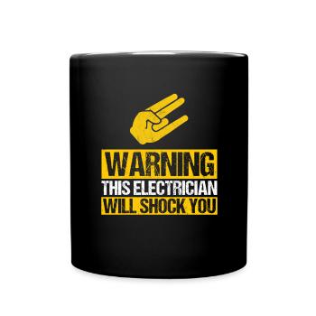 Électricien Génie électrique Pinces isolantes Electronique - Mug uni - noir - Devant