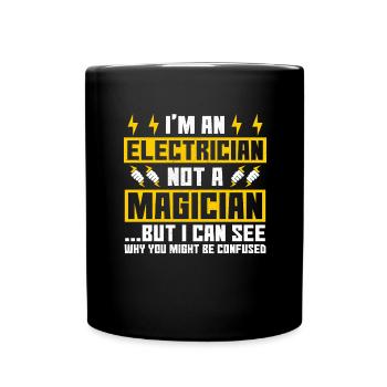 Électricien Génie électrique Pinces isolantes Electronique - Mug uni - noir - Devant