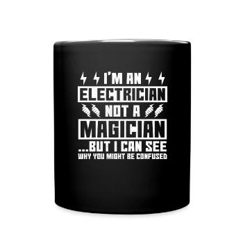 Électricien Génie électrique Pinces isolantes Electronique - Mug uni - noir - Devant