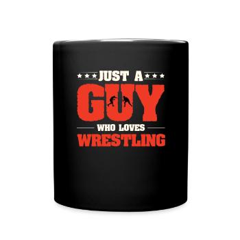 Lutte Lutte Cadeau de lutteur lutteur - Mug uni - noir - Devant